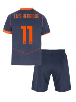 Otroški Nogometna dresi replika Inter Milan Luis Henrique #11 Tretji 2025-26 Kratek rokav (+ hlače)